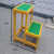 玻璃钢绝缘凳10kv电工凳检修绝缘平台移动高压踏步梯凳绝缘高低凳 二层凳30*50*60cm
