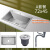 厨房304不锈钢手工拉丝加厚单槽水槽套餐洗菜盆洗碗槽级 加厚（72*45）搭配下水一套