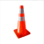 定制PVC路锥红路障圆锥市政安全警示反光锥雪糕桶三角锥形筒塑料 90cm红色
