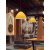泽朗凡简约现代吊灯工业风创意个性单头工矿灯罩吧台餐厅办公室美发店灯 30cm烤漆黑+20瓦LED