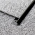 地毯铝合金压边条平压条门口地毯收边条工字型收口条接缝封 纯黑色V字 2.7米1根(
