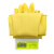 耐酸碱工业橡胶手套劳保用品防水耐磨工业加厚防护工作加长乳胶京昂 60cm工业耐酸碱手套黄色 10双