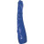 代尔塔 201766 PVC全涂层防化手套62厘米长08码蓝色1副装