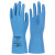 兰浪（LANON）SR021轻薄丁腈橡胶手套防油耐酸碱劳保手套 SR021 光里30厘米 雾蓝 XL 现货