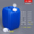 水杉20LB蓝色透气堆码桶耐酸碱实验室废液桶20升公斤kg塑料方形溶剂桶  S