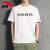 安踏（ANTA）短袖t恤男2024夏季运动衣服饰男装户外舒适纯色上衣男跑步健身服 纯净白 S