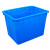 冰禹 塑料水箱储水箱养殖养鱼蓄水长方形防水箱 蓝色200款810*600*580mm bf-111