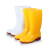 劳保佳 雨鞋 高筒雨靴 厂专用加棉防滑防水鞋 白色卫生工作胶鞋水靴 高筒白色+棉套 40码