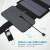 图姆斯黑叶太阳能充电板户外折叠包10W太阳能充电器充电宝手机通用型 4片太阳能