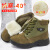 工品星GPX-FHX冬季保暖羊毛靴橡胶防滑底反绒牛皮耐磨防寒靴棕色 42码 