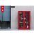 新特丽 微型消防站 消防器材全套应急物资展示工具柜室外建筑工地灭火器储存箱1600*1200*400 双人标准套餐