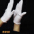 白色棉手套劳保工业耐磨作业文玩礼仪盘珠表演一次性薄款布手套 加厚款棉手套(12双/包)