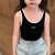 SMYG莫代尔女童背心韩版24年夏季儿童上衣新款男童卡通宝宝童装 白色 110cm
