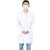 海斯迪克 HKCL-195 实验室白大褂防护衣 医生服药店护士服 美容院工厂工作实验服 男款长袖(纽扣袖)M码