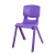 塑料椅子靠背大号中小学生学习培训辅导班胶凳家用加厚办公椅 红色 35cm坐高小学生加厚椅