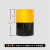 40黑黄电力反光膜电线杆红白防撞反光贴条电网交通警示柱桩胶带80定制 高度20cm 1红1白50米
