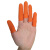 指套100个麻点颗粒防滑橙色白色乳胶橡胶耐磨加厚劳保工业手指套 白色大号L(100个)