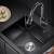 黑色纳米04不锈钢洗菜盆吧台手水槽台下盆厨房嵌入式单槽小 4*配抽拉双功能冷热龙头