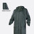 代尔塔 407007连体雨衣PVC雨衣成人雨衣防暴雨带反光条 绿色 XXL 