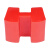 H型联轴器弹性块工字型缓冲垫弹性体H块B80/95/110/125/140/160 红色B110