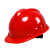 懒牛国标安全帽工地ABS 经济透气-红色电力建筑领导用头盔