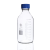 垒固 蓝盖试剂瓶棕色丝口试剂瓶蓝盖方瓶刻度样品瓶 25ml 棕色蓝盖试剂瓶 