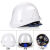 ABS安全帽 颜色 白色 样式 V式 印字 带印字