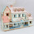 ODEK儿童手工拼装3d立体拼图小房子玩具屋制作木头材料diy别墅屋模型 黄桔