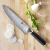 OLOEY日本大马士革钢主厨刀G10纤维手柄日式料理刀切菜刀西餐厨师刀 灰色 60°以上 19.3cm 127mm
