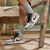 耐克（NIKE）Air Jordan 1 Low SE AJ1男子黑白灰低帮耐磨减震复古篮球鞋 DX4334-008 42.5