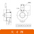 君吻空心轴编码器电梯编码器内孔18-30旋转中空轴编码器1024脉冲 内孔18MM 其他脉冲5-24F 5根线