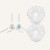 适用云鲸拖布扫地机器人J1/J2配件可水洗边刷毛刷拖地抹布过滤网滤芯T型虚拟墙 抹布2块