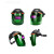 鹿色光电变面具头戴式面焊自动面罩帽子防护罩焊工眼镜电焊全脸氩弧焊 jk6688+电焊手套+护目镜