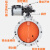 樱普顿（INGPUDON）铝合金气动粉体蝶阀单/双法兰水泥搅拌站专用粉尘蝶阀 单法兰DN100 