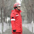 久臻 YSF232 冬季应急救援棉服 消防搜救反光衣 防水透气应急棉上衣 红色(单上衣) L 