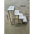 欧杜（oudu）  不锈钢台阶凳2层小梯子脚踏凳户外小门台小楼梯仓库 全钢4层加宽90*60*90厘米