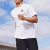 阿迪达斯（adidas）T恤男装 2024春季新款运动服健身训练半袖舒适宽松大码圆领短袖 白色小徽标/热卖款 M(175/96A)