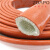 硅胶玻纤套管 耐高温防火套管 隔热套管 耐热耐火套管 石棉保护管 内径6mm一米