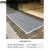 铝合金地垫肯德基门口刮泥坑毯擦泥脚垫店面不锈钢金属防尘地毯 嵌入式1.0(总厚2cm) 600MM×1600MM