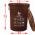 定制定制上海垃圾分类垃圾桶大号干垃圾湿垃圾户外圆形咖啡色棕色物业 棕色160升湿垃圾有盖