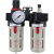 定制减压调压阀气动三联件油水分离过滤器空压机气源处理器气压调 乳白色 AC4010-04