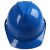 华泰安全帽 头盔工地施工加厚防撞建筑工程新国标透气定制印字abs头帽 蓝色