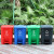 特厚脚踩垃圾分类垃圾桶带盖大号商用脚踏式厨余垃圾箱 30升特厚分类脚踏桶（可回收物）