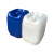 龙程 加厚塑料桶25L水桶酒油桶5/10/20/30升化工桶废液桶堆码桶 20L-瓷白色桶(1.2KG)-不透光 7天内发货