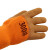 稳斯坦 WF119 乳胶发泡手套 防滑手套劳保尼龙手套涂掌塑胶手套 黄色加厚(12副/包) 