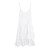 La Chapelle Sport法式白色吊带连衣裙子女夏小个子海边度假蛋糕裙收腰短裙2024新款 60/65kg/XL
