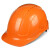 安全帽工地ABS国标夏透气加厚建筑工程电工施工领导头盔定制字男 SF-12护目款 橙色