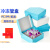 塑料冻存管盒冷存管盒EP管盒pc1.8/2/5/10ml25格50格81格100格 【BKMAM】25格 PP材质 透明 1.5/1.