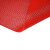稳斯坦 W695 塑料防滑地垫pvc镂空地毯 网格防水酒店脚垫 0.9*15M(5.0厚红色)