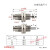 定制小型气动微型迷你气缸针型作用螺纹笔型CJPB62FCDJP2B102FCJ1B4-15B CJPB10-10